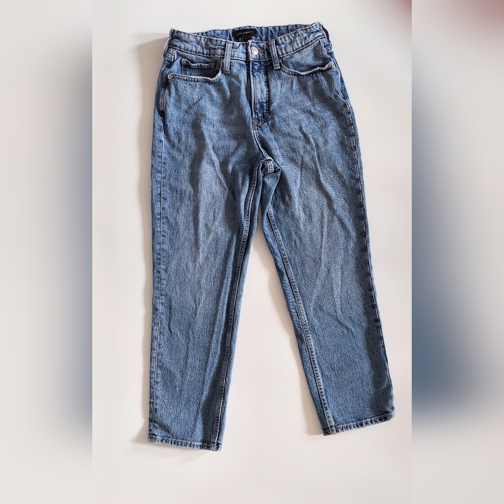 Free Assembly The Original 90s Short High Rise Straight Jeans Womens Sz 6 Short